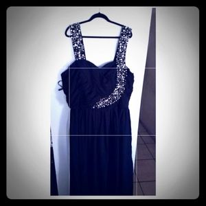 Prom Black Long Dress